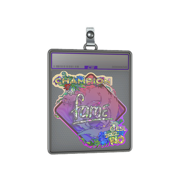 Sticker Slab | fame (Glitter, Champion) | Rio 2022