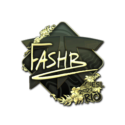 Sticker | FASHR (Gold) | Rio 2022