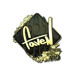 Sticker | faveN (Gold) | Rio 2022