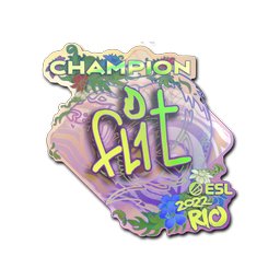 Sticker | FL1T (Holo, Champion) | Rio 2022