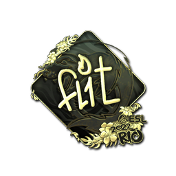 Sticker | FL1T (Gold) | Rio 2022
