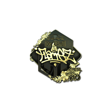 Sticker | FlameZ (Gold) | Rio 2022