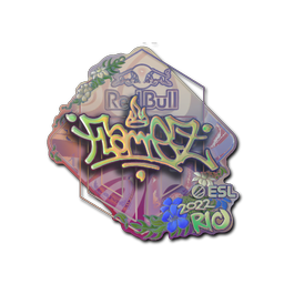 Sticker | FlameZ (Holo) | Rio 2022