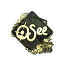 Sticker | oSee (Gold) | Rio 2022