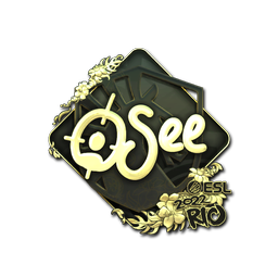 Sticker | oSee (Gold) | Rio 2022