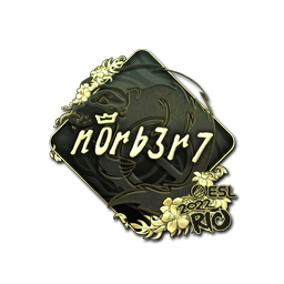Sticker | n0rb3r7 (Gold) | Rio 2022
