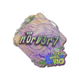 Sticker | n0rb3r7 (Holo) | Rio 2022