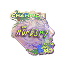 Sticker | n0rb3r7 (Holo, Champion) | Rio 2022