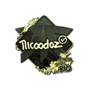 Sticker | nicoodoz (Gold) | Rio 2022