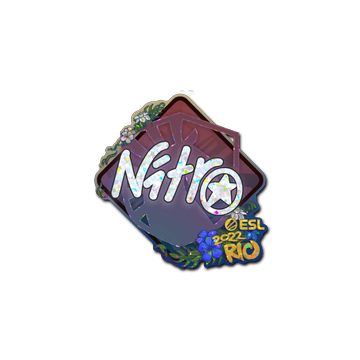 Sticker | nitr0 (Glitter) | Rio 2022