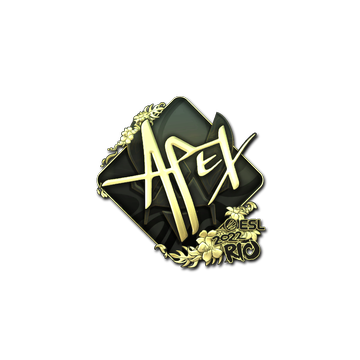 Sticker | apEX (Gold) | Rio 2022