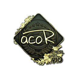 Sticker | acoR (Gold) | Rio 2022