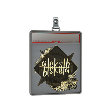 Sticker Slab | Aleksib (Gold) | Rio 2022