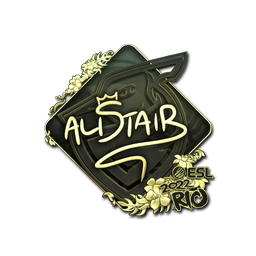 Sticker | aliStair (Gold) | Rio 2022