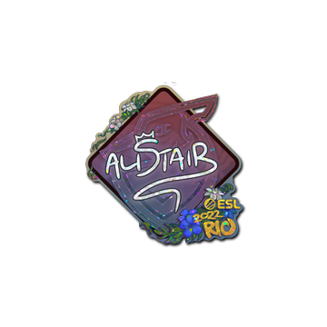 Sticker | aliStair (Glitter) | Rio 2022