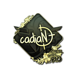 Sticker | cadiaN (Gold) | Rio 2022
