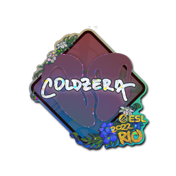Sticker | coldzera (Glitter) | Rio 2022