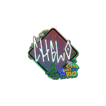 Sticker | chelo (Glitter) | Rio 2022