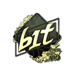 Sticker | b1t (Gold) | Rio 2022