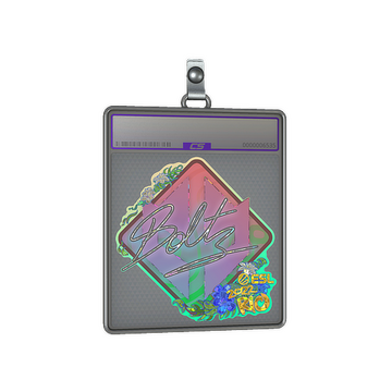 Sticker Slab | boltz (Glitter) | Rio 2022