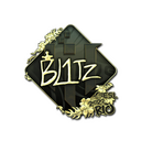 Sticker | bLitz (Gold) | Rio 2022