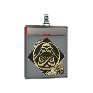 Sticker Slab | ENCE (Gold) | Rio 2022