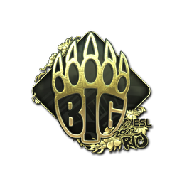 Sticker | BIG (Gold) | Rio 2022