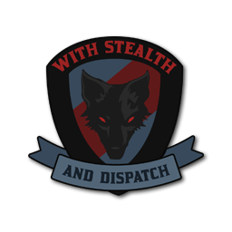 Sticker | Black Dog