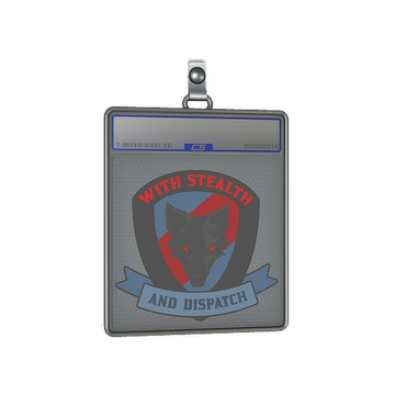 Sticker Slab | Black Dog