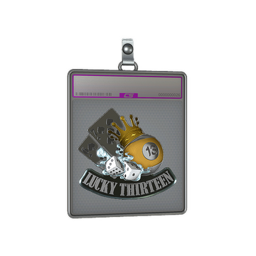 Sticker Slab | Lucky 13 (Foil)