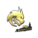 Sticker | Team Spirit (Gold) | Stockholm 2021