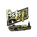 Sticker | Perfecto (Gold) | Stockholm 2021