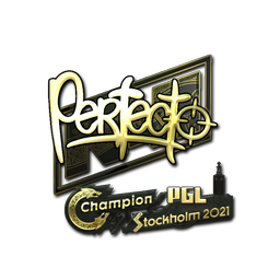 Sticker | Perfecto (Gold) | Stockholm 2021