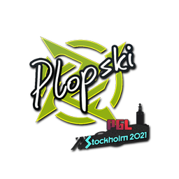 Sticker | Plopski | Stockholm 2021