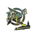 Sticker | Plopski (Holo) | Stockholm 2021