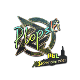 Sticker | Plopski (Holo) | Stockholm 2021