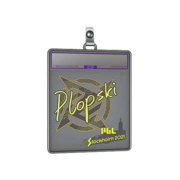 Sticker Slab | Plopski (Holo) | Stockholm 2021