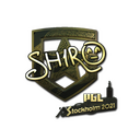 Sticker | sh1ro (Gold) | Stockholm 2021