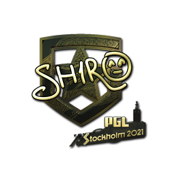 Sticker | sh1ro (Gold) | Stockholm 2021
