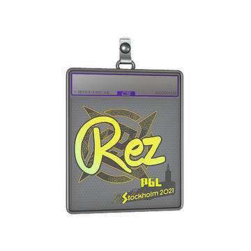 Sticker Slab | REZ (Holo) | Stockholm 2021