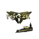 Sticker | refrezh (Gold) | Stockholm 2021