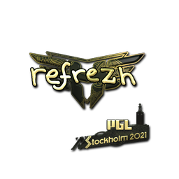 Sticker | refrezh (Gold) | Stockholm 2021