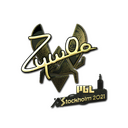 Sticker | ZywOo (Gold) | Stockholm 2021