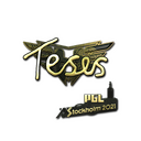 Sticker | TeSeS (Gold) | Stockholm 2021