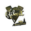 Sticker | Qikert (Gold) | Stockholm 2021