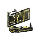 Sticker | b1t (Gold) | Stockholm 2021