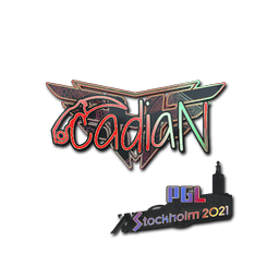 Sticker | cadiaN (Holo) | Stockholm 2021