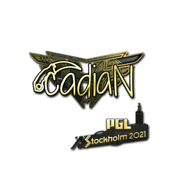 Sticker | cadiaN (Gold) | Stockholm 2021