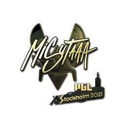 Sticker | misutaaa (Gold) | Stockholm 2021