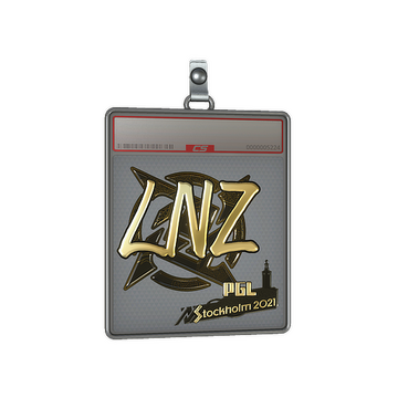 Sticker Slab | LNZ (Gold) | Stockholm 2021